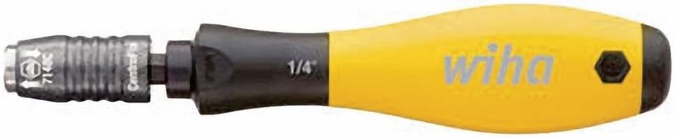 Wiha Schraubendreher mit Bithalter SoftFinish® ESD, mechanisch verriegelbar 1/4" (32161) 148 mm