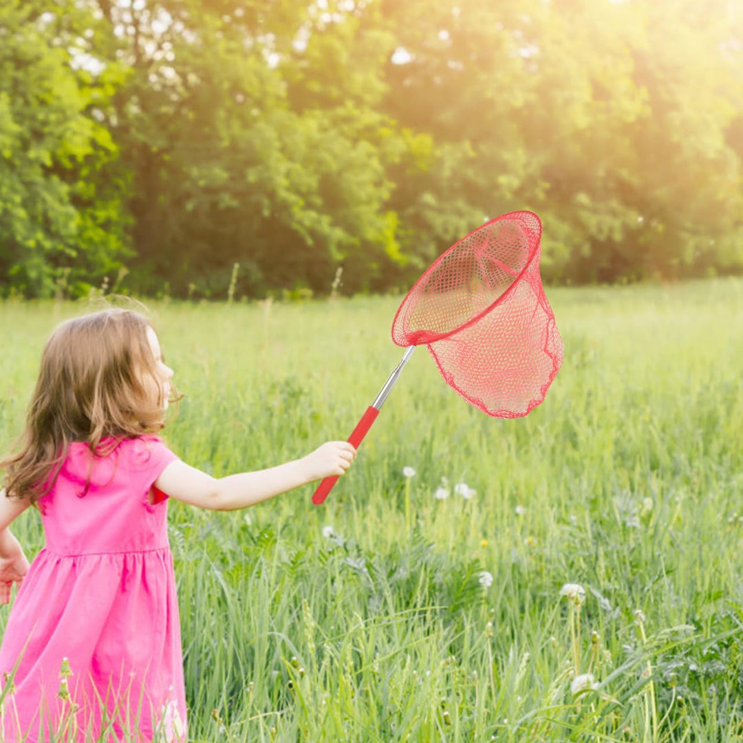 SAFIGLE 5 Stück Teleskop-Schmetterlingsnetze Kinder-Fischernetze Outdoor-Fangwerkzeuge Ausziehbare F