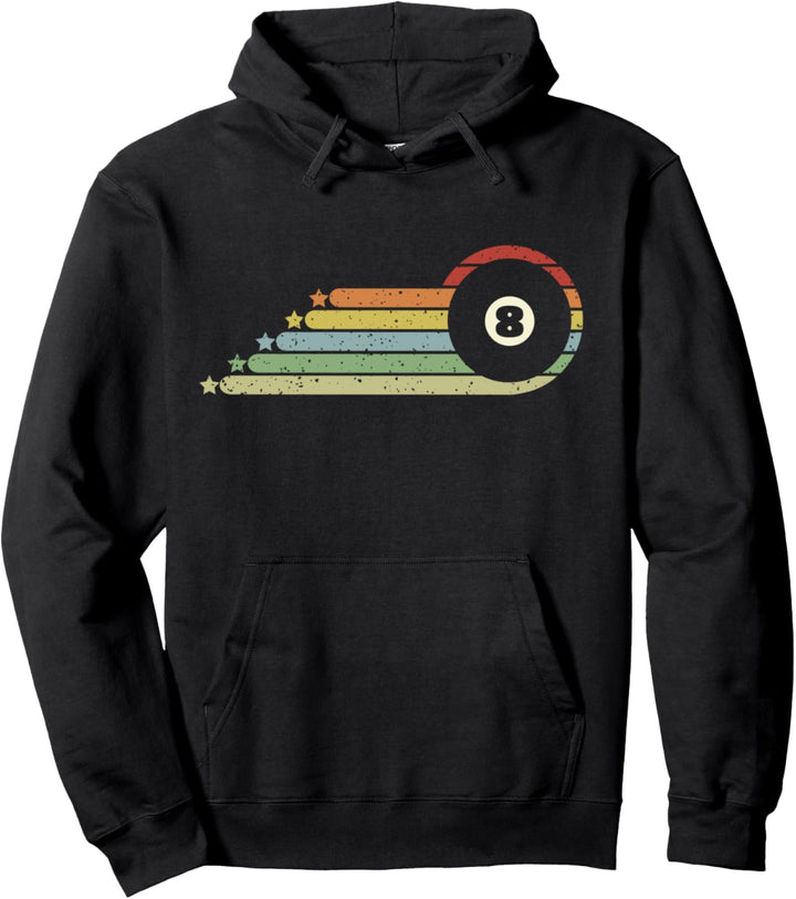 Retro Vintage 8 Ball Billard Pool & Snooker Geschenk Pullover Hoodie