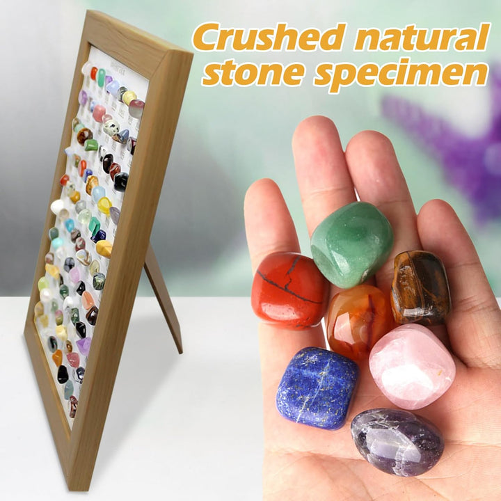 Edelsteine Set, 80 Mineralien Edelsteinen, Natürliche Kristalle Edelstein Sammeln, Edelsteinsammlung