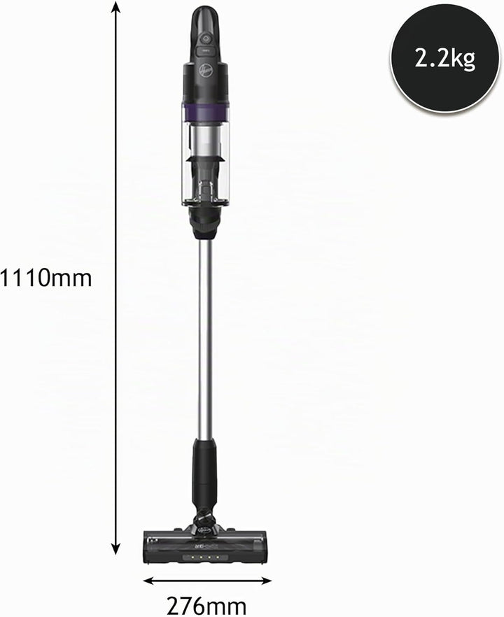 Hoover HF1 Plus Akku Staubsauger mit Anti-Haarverwicklung, Parkfunktion, Staubsauger kabellos mit XL