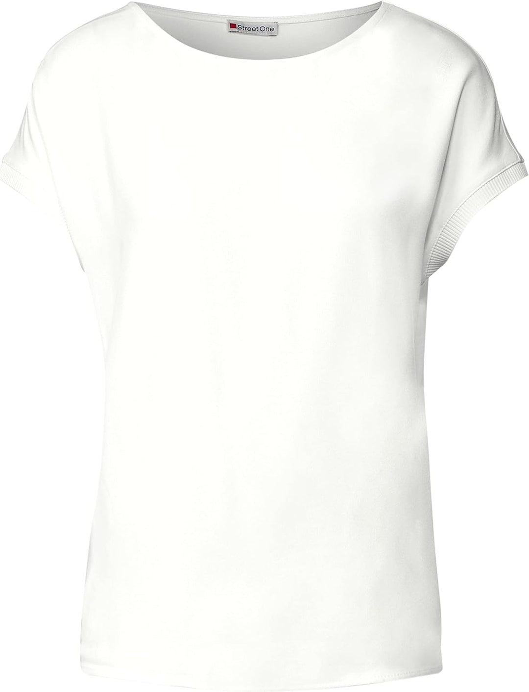 Street One Damen Kurzarmshirt 40 Off White, 40 Off White