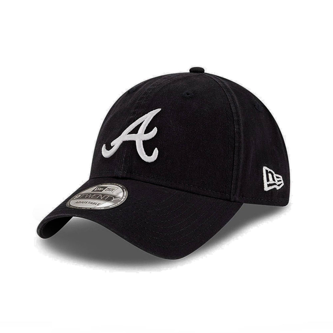 New Era 9Twenty Cap MLB Basecap Baseball Verstellbar Kappe #32-Braves-Black-31674 Einheitsgrösse, #3