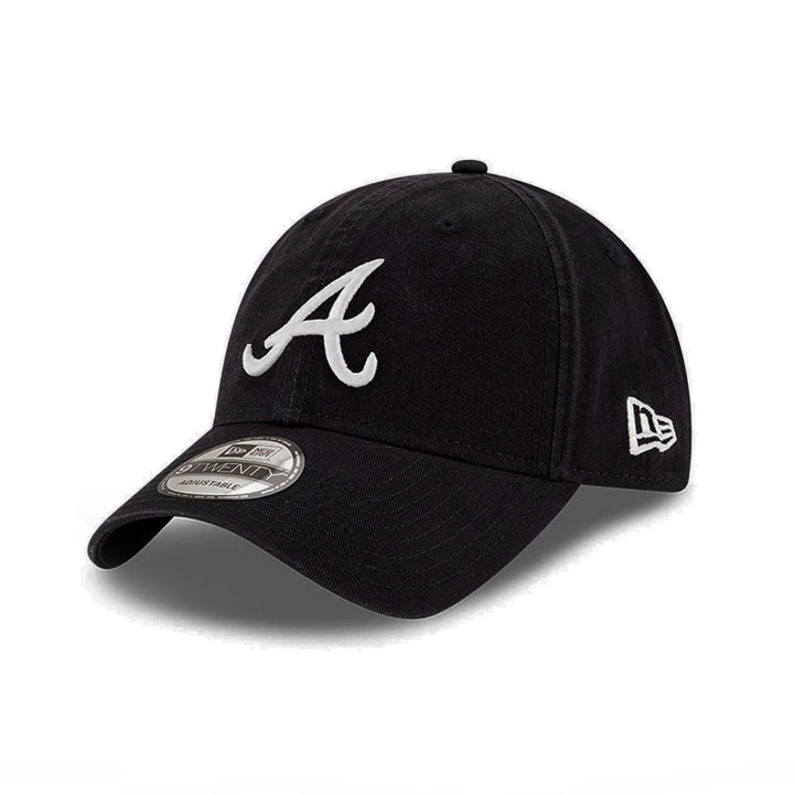 New Era 9Twenty Cap MLB Basecap Baseball Verstellbar Kappe #32-Braves-Black-31674 Einheitsgrösse, #3