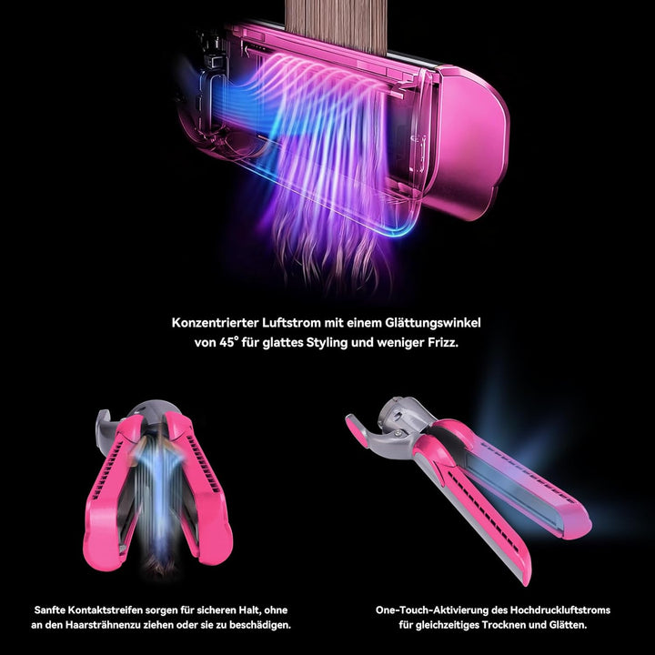 Haarglätter-Aufsatz für Dyson Airwrap, kompatibel mit HS01/HS05/HS08, Ohne heisse Platten: Styling m