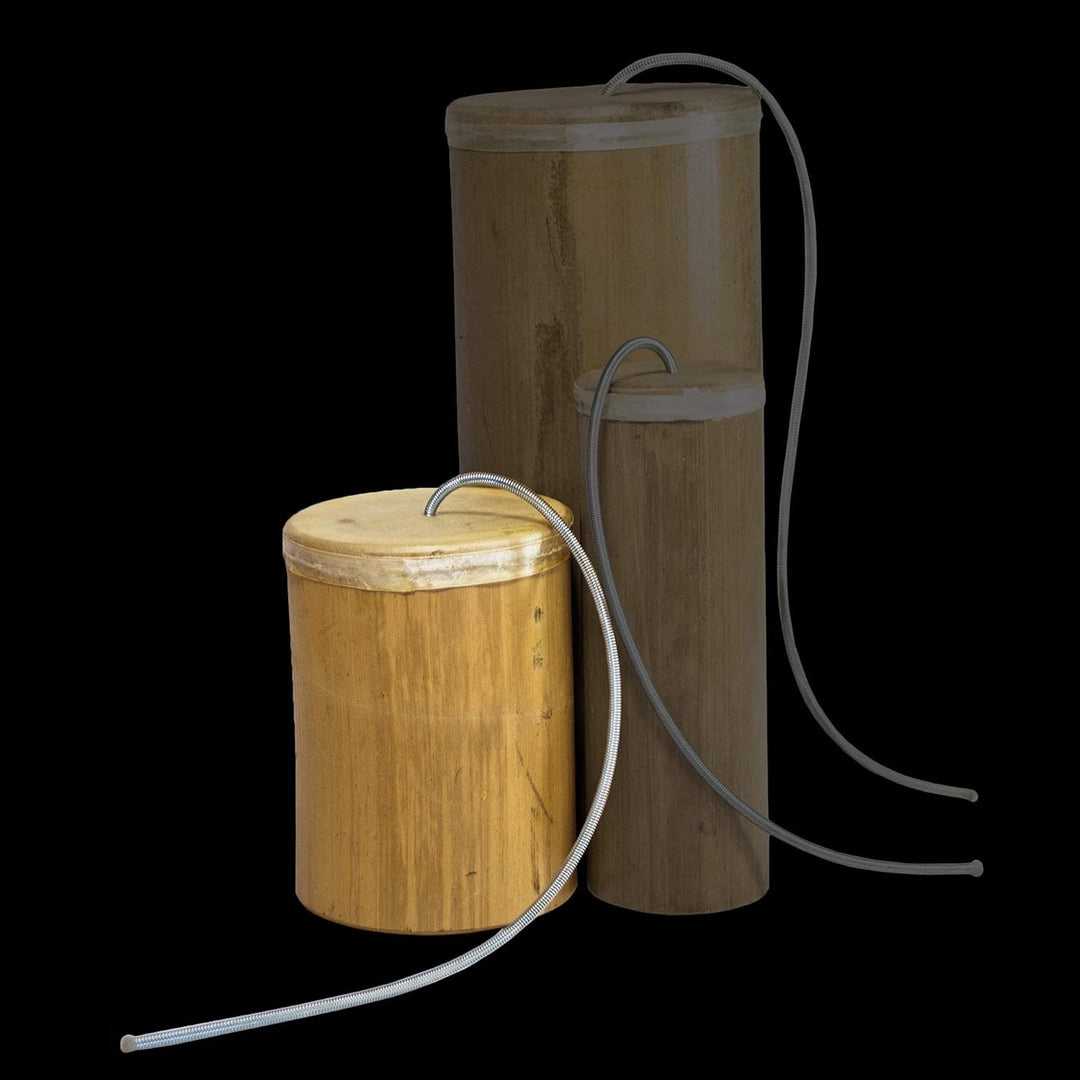 Donner aus Bambus L Percussion Instrumente Gewittertrommel Naturgeräusche Thundertube Thunder Drum