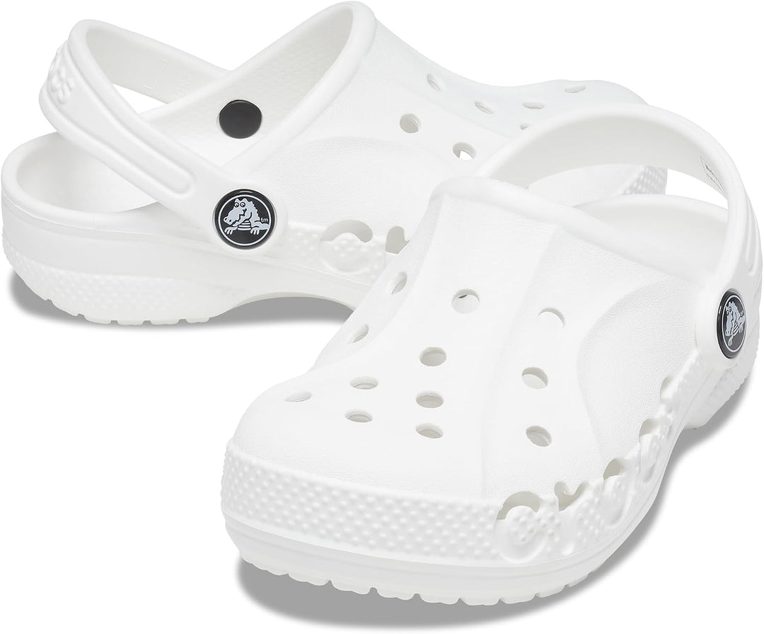 Crocs Baya Clog K Unisex Kinder Clog 27/28 EU Weiss, 27/28 EU Weiss