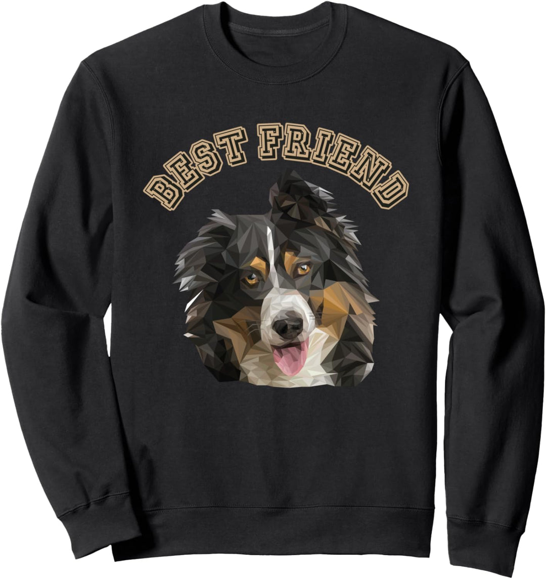 Best Friend Wauwau Rüde Hündin Australian Shepherd Hund Sweatshirt