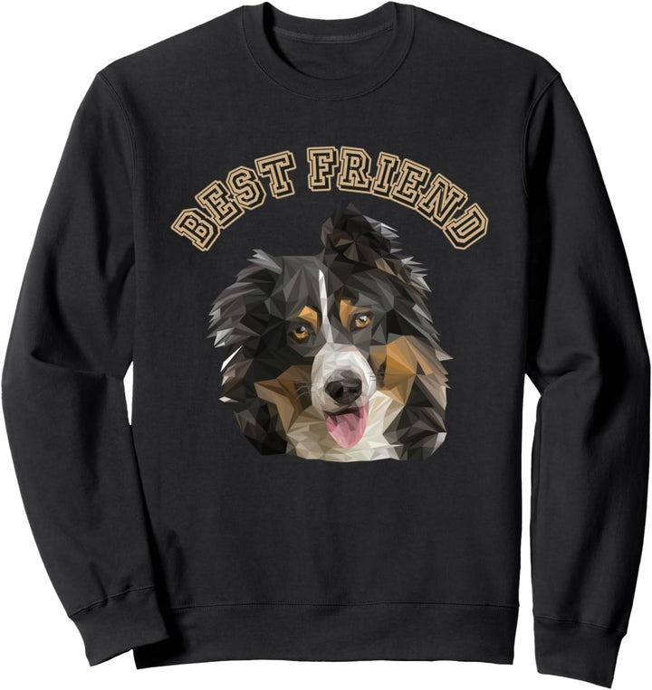 Best Friend Wauwau Rüde Hündin Australian Shepherd Hund Sweatshirt