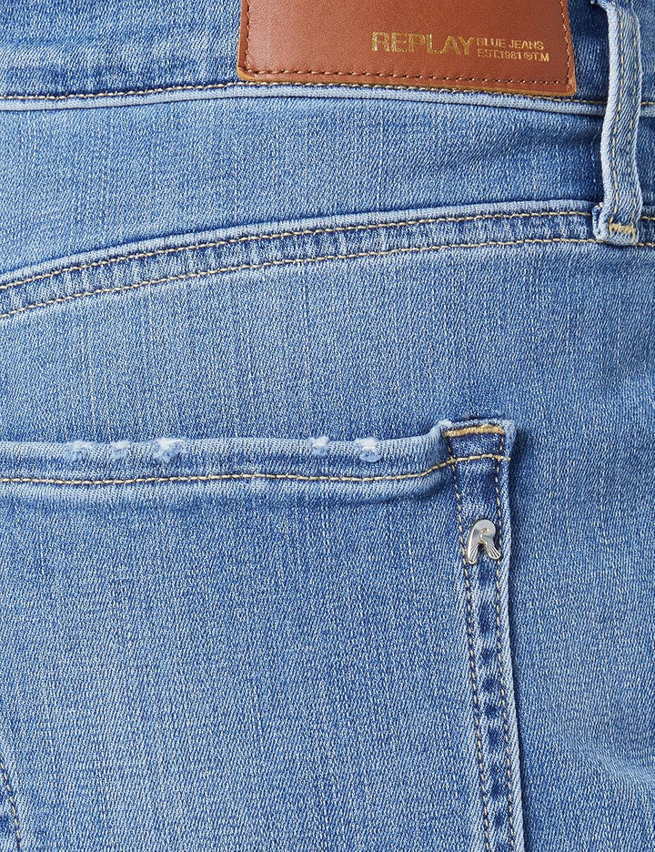 Replay Damen Reyne Jeans 26W / 30L 009 Azul Medio., 26W / 30L 009 Azul Medio.
