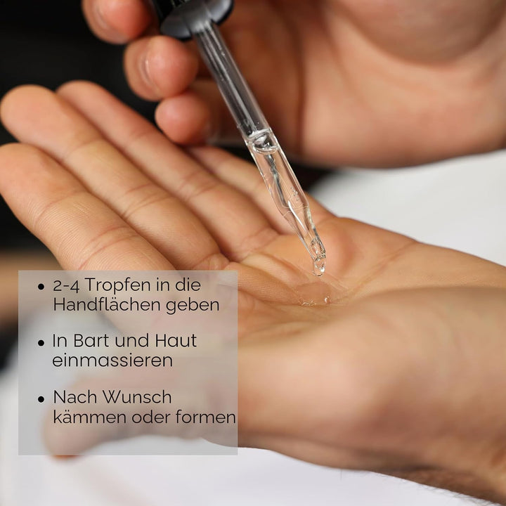 Jax of London Signature Bartöl für Männer 50 ml, Bartpflegeöl, Bartwachstumsöl für Männer, Bestehend