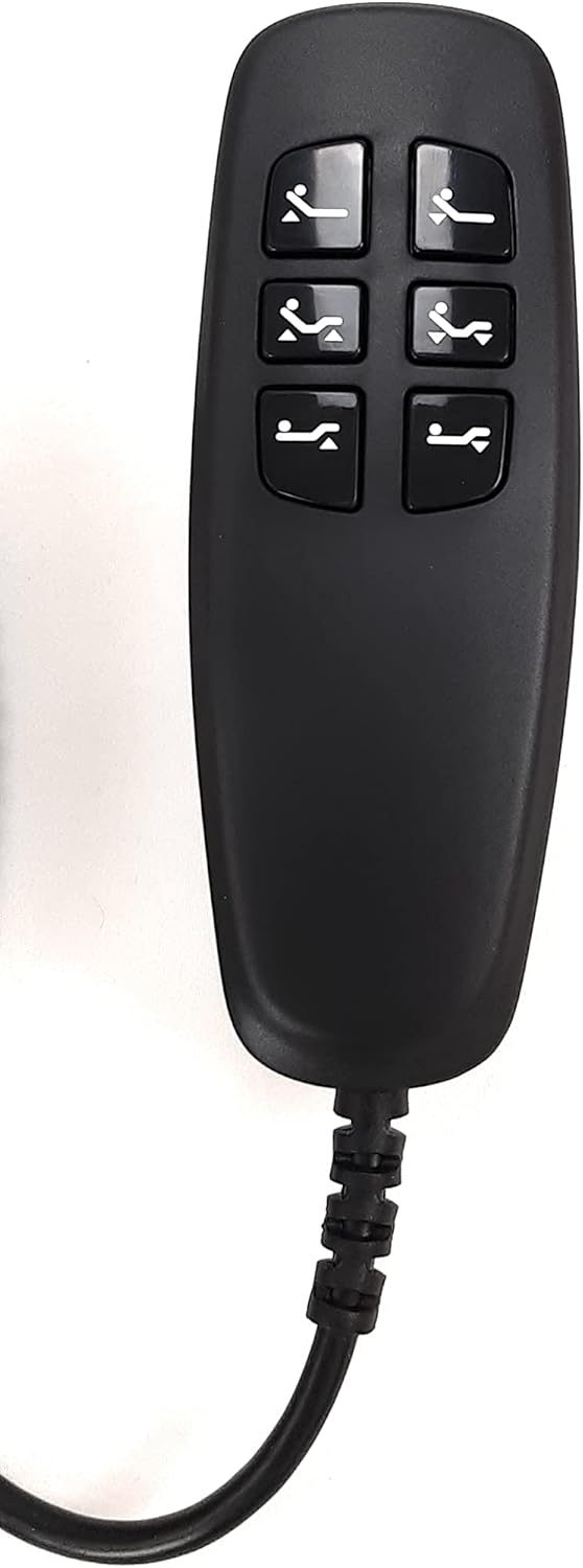 Okin Ersatz-Fernbedienung für Krankenhausbetten und verstellbares Bett 6 Button For Hospital Bed, 6