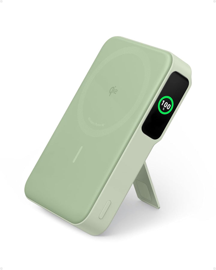 Anker MagGo Power Bank, Qi2-zertifiziertes 15W schnelles MagSafe-kompatibles mobiles Ladegerät, 10.0