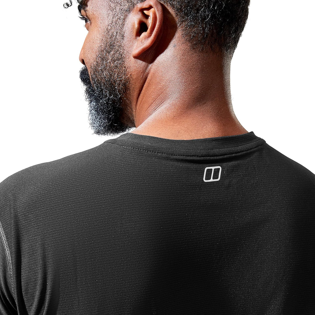 Berghaus Herren 24/7 Tech Basecrew Wicking T-Shirt L Schwarz/Schwarz, L Schwarz/Schwarz