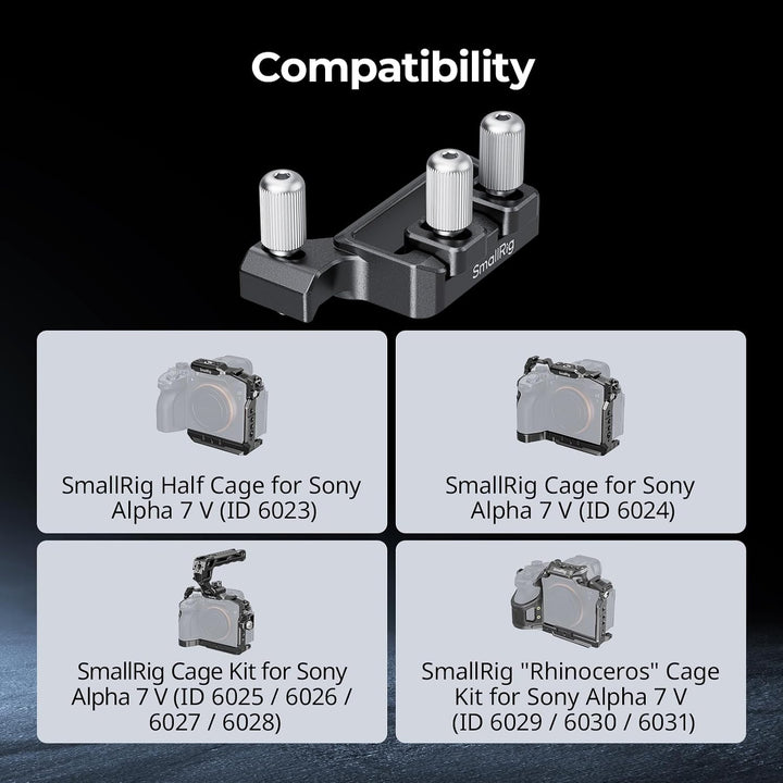 SMALLRIG Clamp for USB-C Cable for Sony Alpha 7 V Cages 6062