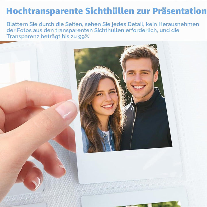 256 Taschen Fotoalbum für Fujifilm Instax Mini LiPlay 11 90 70 12 9 8+ 8 7S Kamera/Mini Link SP-1 Dr