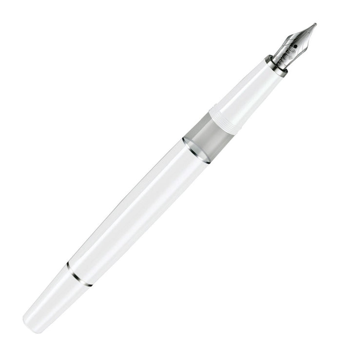 Cleo Skribent Kolbenfüllhalter Classic weiss, Feder:fein (F)