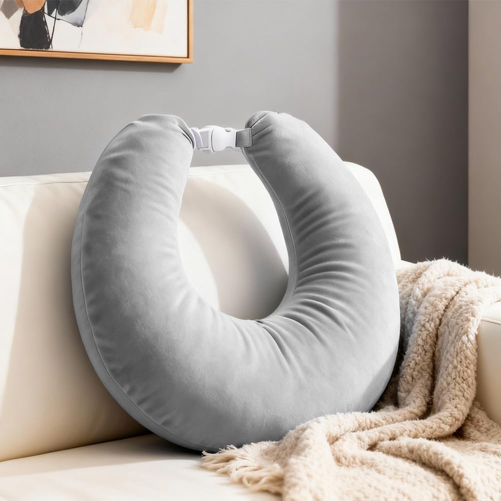 Ergonomisches Kissen, Multifunktion Armstütze, Waschbarer Bezug, U-förmige Beckenkissen, Armstützkis