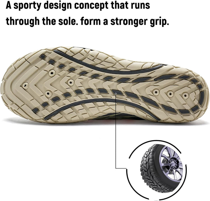 IceUnicorn Barfuss Schuhe Damen Fitnessschuhe Wasserschuhe Herren Strandschuhe Leichte Atmungsaktiv