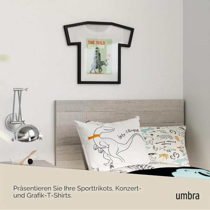 Umbra T-Frame Trikotrahmen – Bilderrahmen für T-Shirts und Trikots für Kinder- und kleine Erwachsene