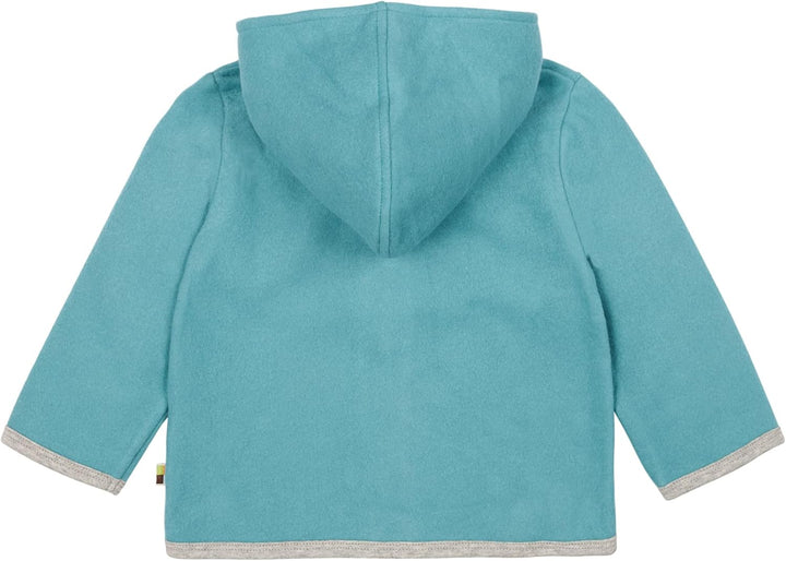 loud + proud Unisex Kinder Fleece, GOTS Zertifiziert Jacke 74-80 Topaz, 74-80 Topaz