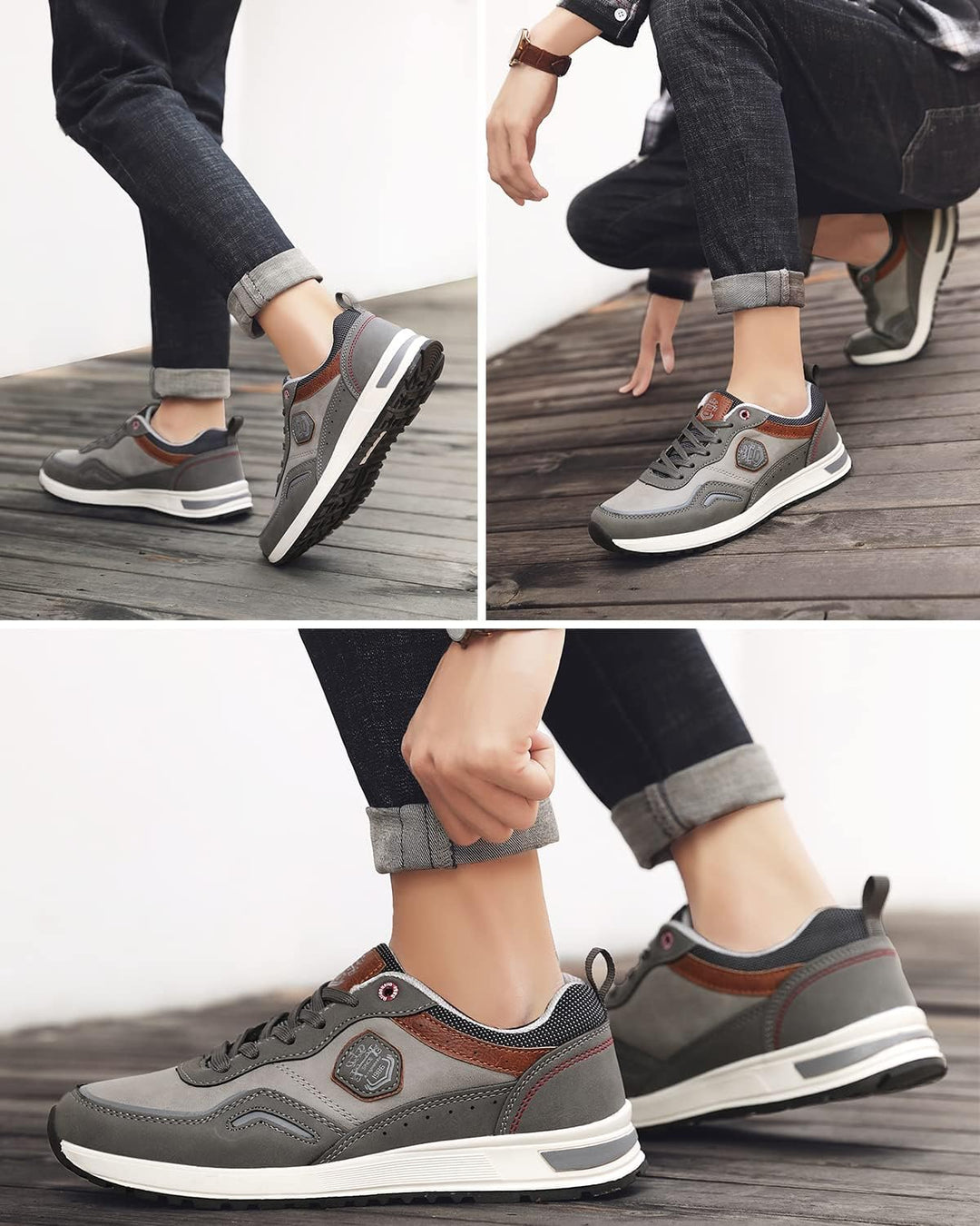 ARRIGO BELLO Sneaker Herren Freizeitschuh Schuhe Berufsschuhe Sportschuhe Outdoor Leichtgewicht Walk