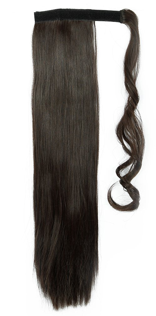 SEGO Pferdeschwanz Haarteil Zopf Clip in Ponytail Haarverlängerung Extension Hair Piece Wrap on wie