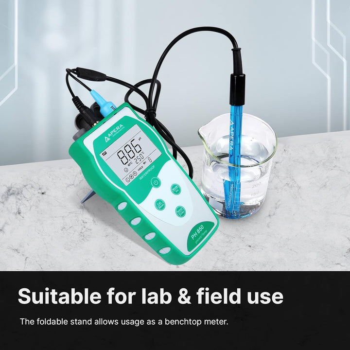 Apera Instruments PH850 tragbares pH-Messgerät (pH-Messbereich 0 bis 14,00) Allgemeine wässrige Lösu