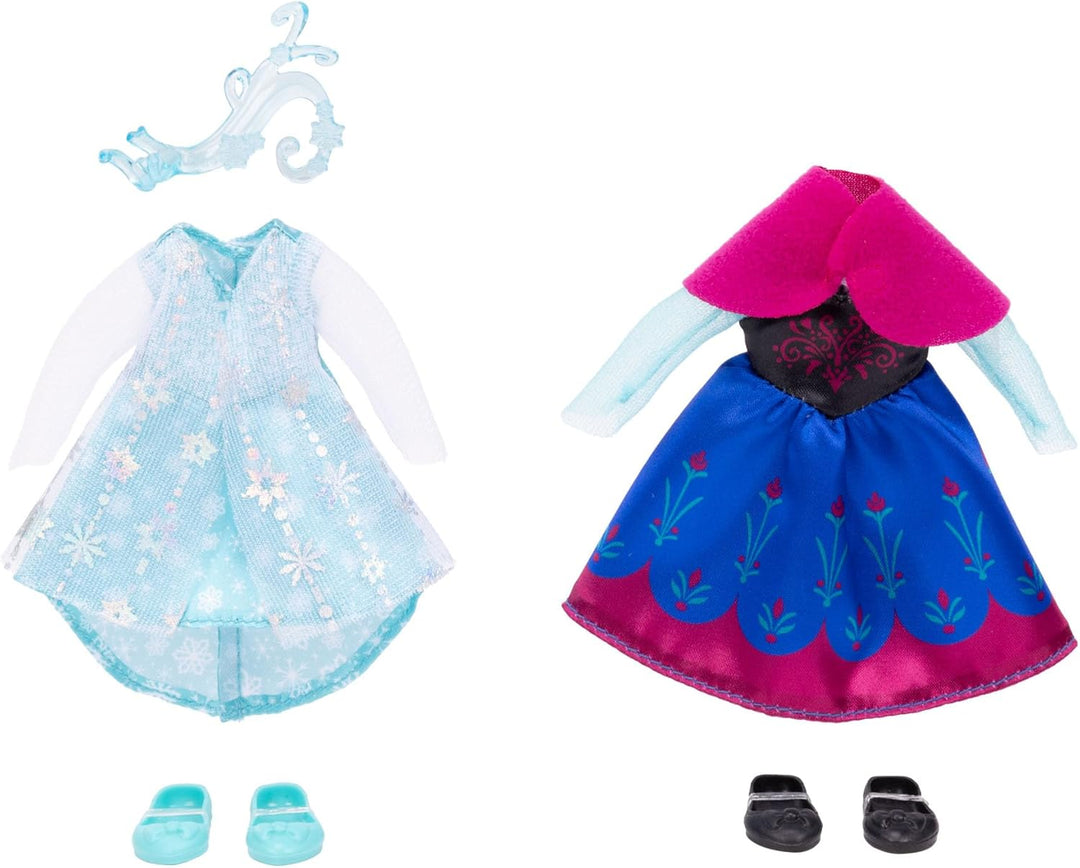 Disney Frozen ELSA &amp; Anna Extra Fashions Petite Geschenkset von Jakks Pacific - Offiziell lizenziert