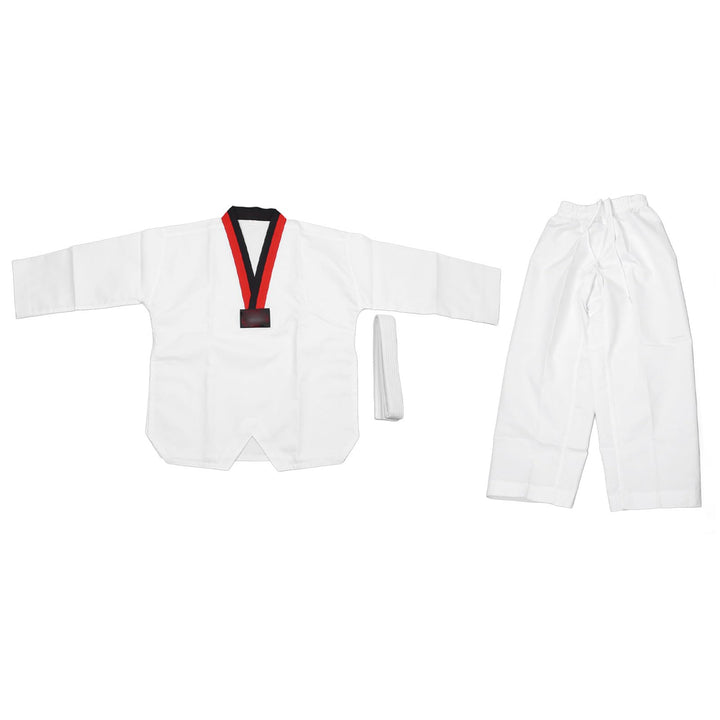 VGEBY Taekwondo-Anzug, Bequem und Atmungsaktiv, Trainingsuniform, mit K?rpergr??e 136 bis 146 cm for