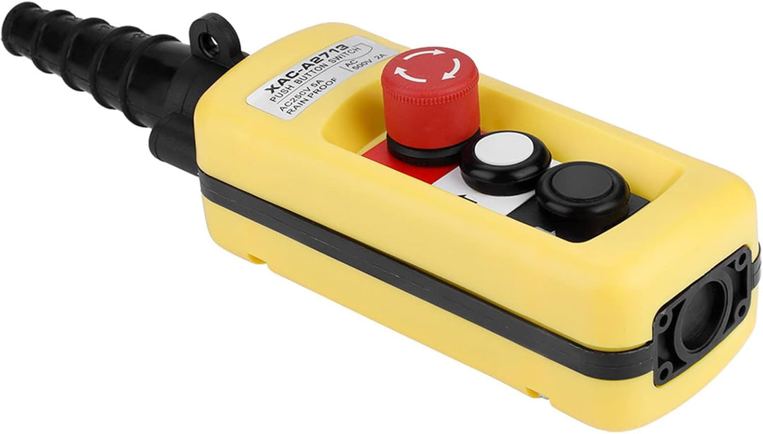Crane Hoist Control, XAC-A2713 Crane Kettenzug Druckschalter Heben Anhänger Controller mit Not-Aus 2