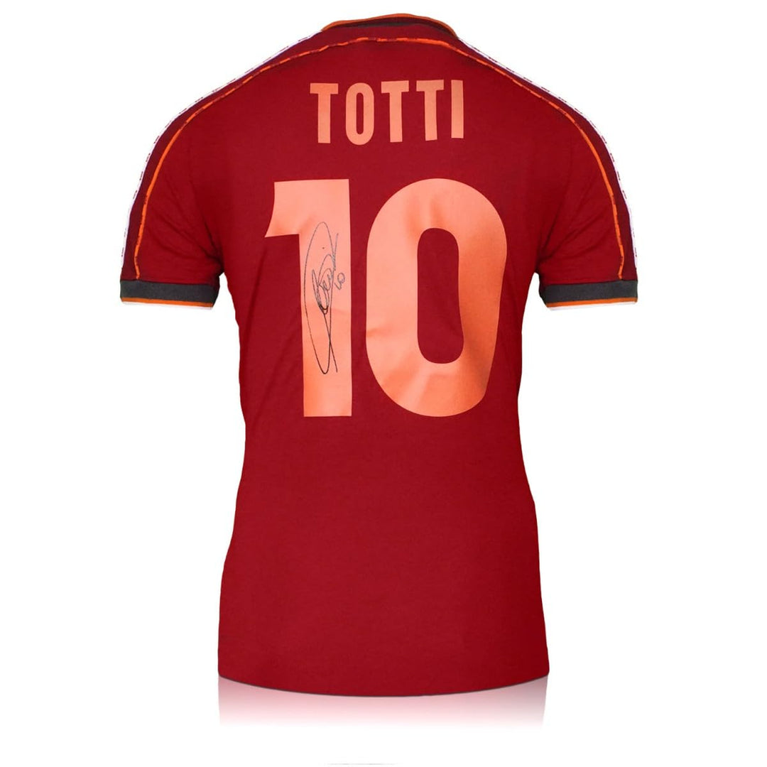 Roma 1998-99 Fussballtrikot, signiert von Francesco Totti