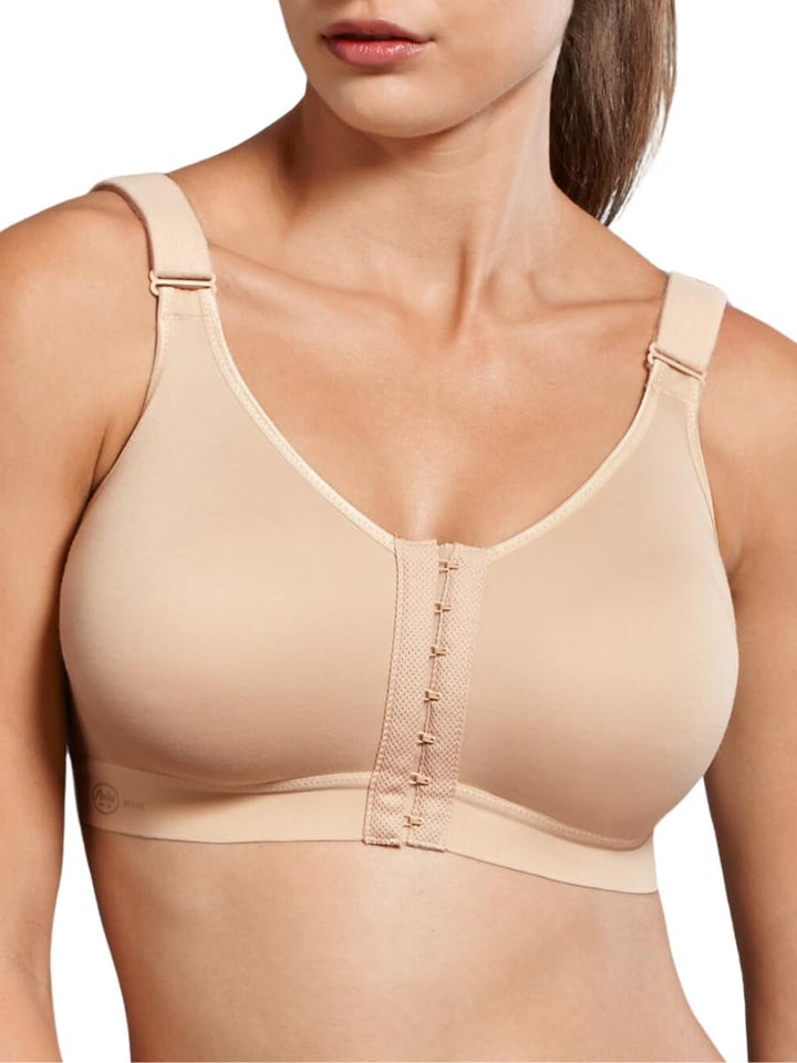 Anita - Frontline Open - Sport BH mit Vorderverschluss 65A Desert, 65A Desert