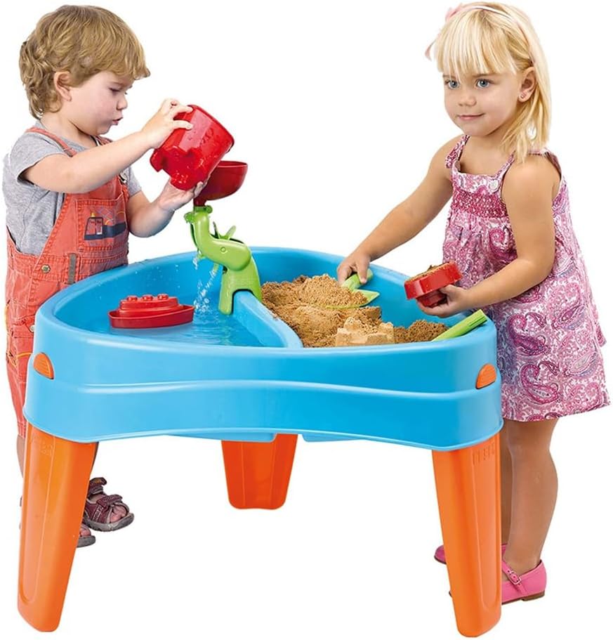 FEBER- Spielinsel Tisch, Spieltisch mit Abdeckung und Zubehör, Famosa (800010238)