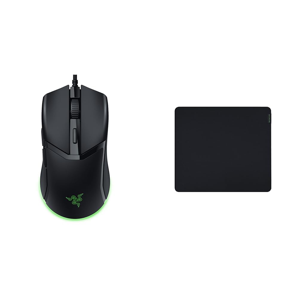 Razer Cobra - Leichte kabelgebundene Gaming-Maus mit Chroma RGB & Gigantus V2 Large - Weiches Gaming