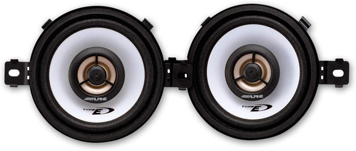 Alpine SXE-0825S 9 cm (3,5 Zoll) 2-Wege Koaxiallautsprecher &amp; JVC CS-J420X 10 cm 2-Wege-Koaxial-Laut