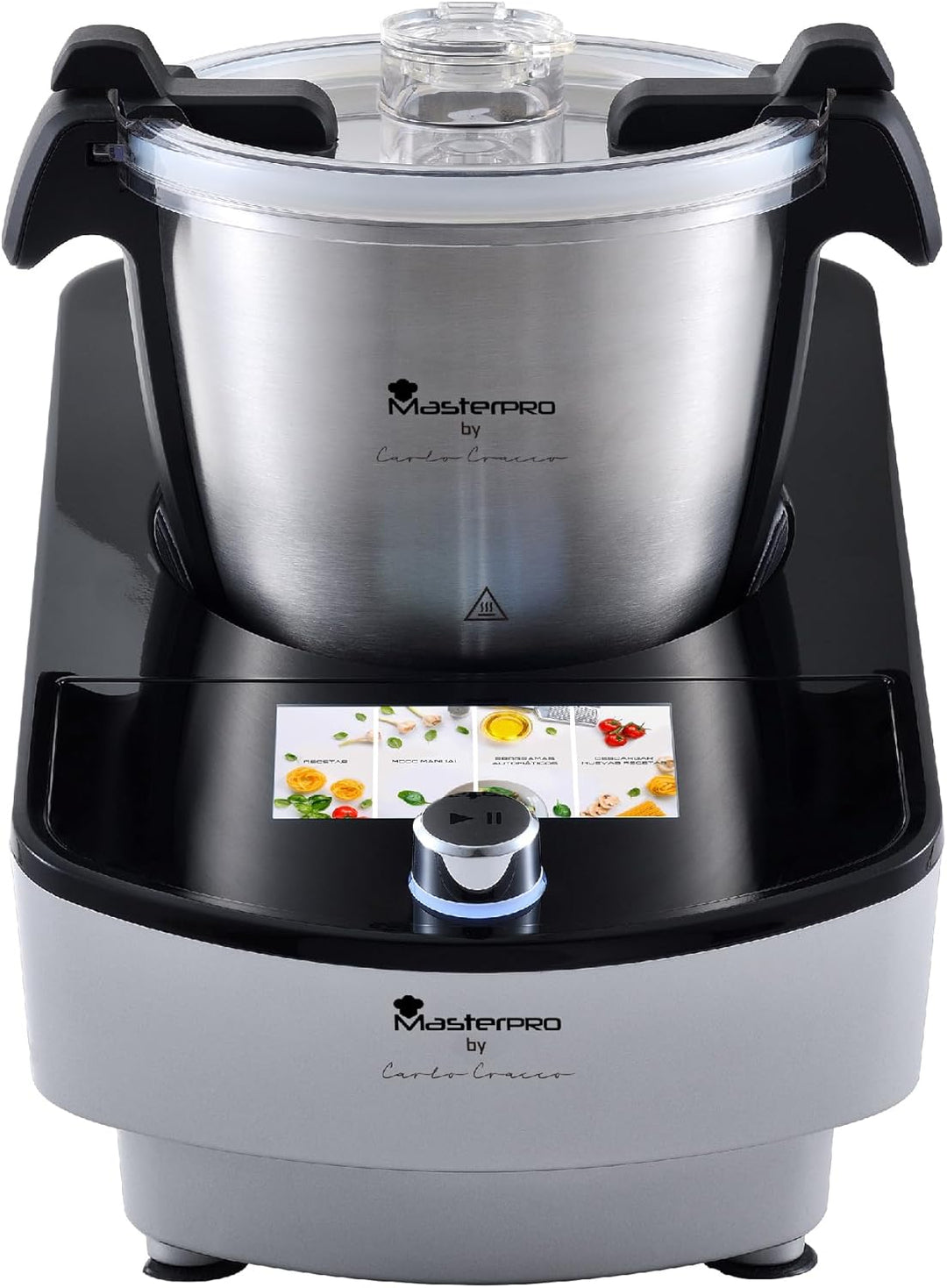 MasterPRO BY CARLO CRACCO - Küchenmaschine 1000W 3.5L - 12 Programme - LED Touch Control - Multifunk