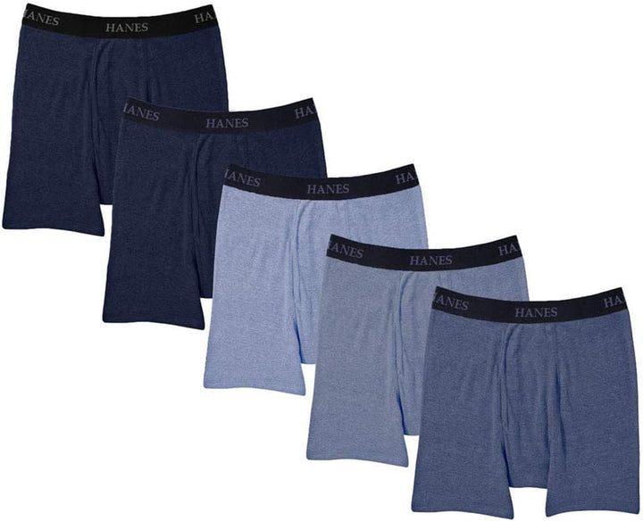 Hanes Herren Boxershorts M Blau Sortiert, M Blau Sortiert