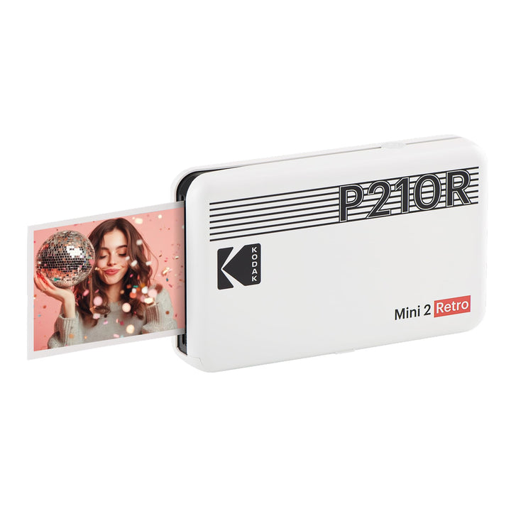 Kodak Mini 2 Retro mobiler Farbig Fotodrucker für Smartphone (iPhone & Android) - Weiss - 8 Blatt (5