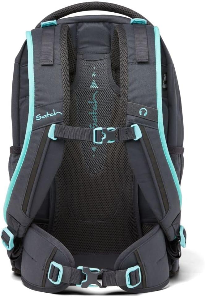 satch Pack Schulrucksack Set 2tlg. mit Schlamperbox Mint Phantom, Mint Phantom