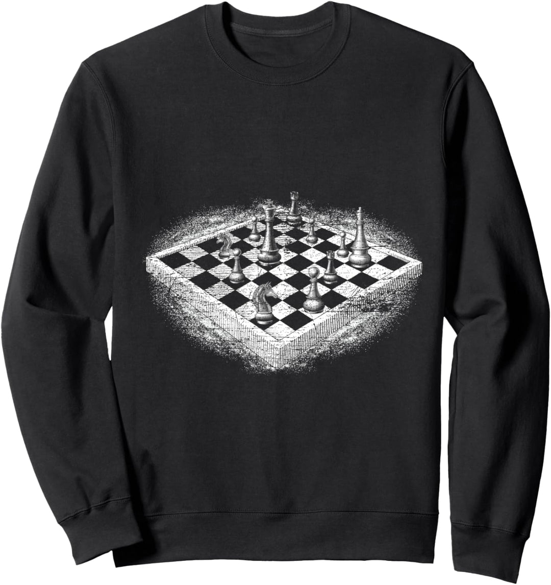 Schachbrett Denksport Geschenk Schach Sweatshirt