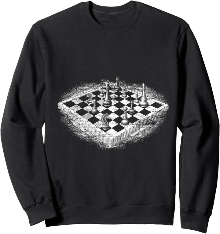 Schachbrett Denksport Geschenk Schach Sweatshirt