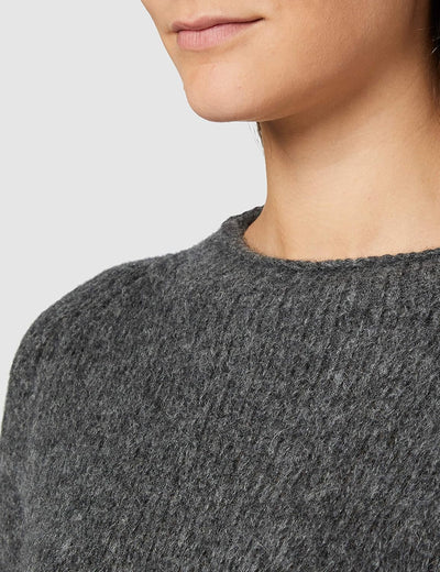 BOSS Damen C_faycles Pullover L Medium Grey30, L Medium Grey30