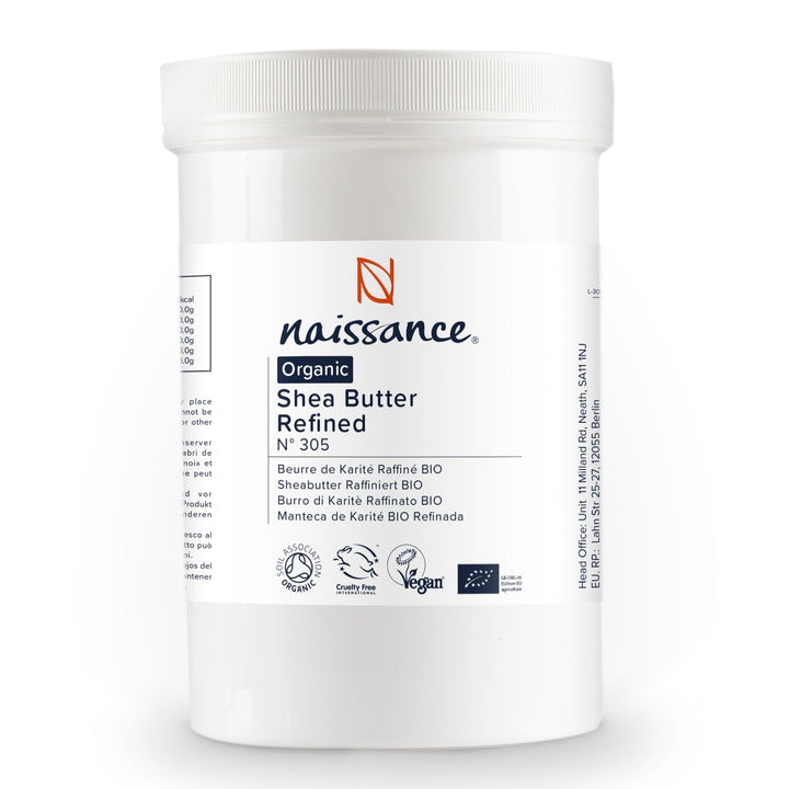 Naissance Sheabutter, raffiniert 1kg (1000g) BIO zertifiziert 100% rein 1 kg (1er Pack), 1 kg (1er P