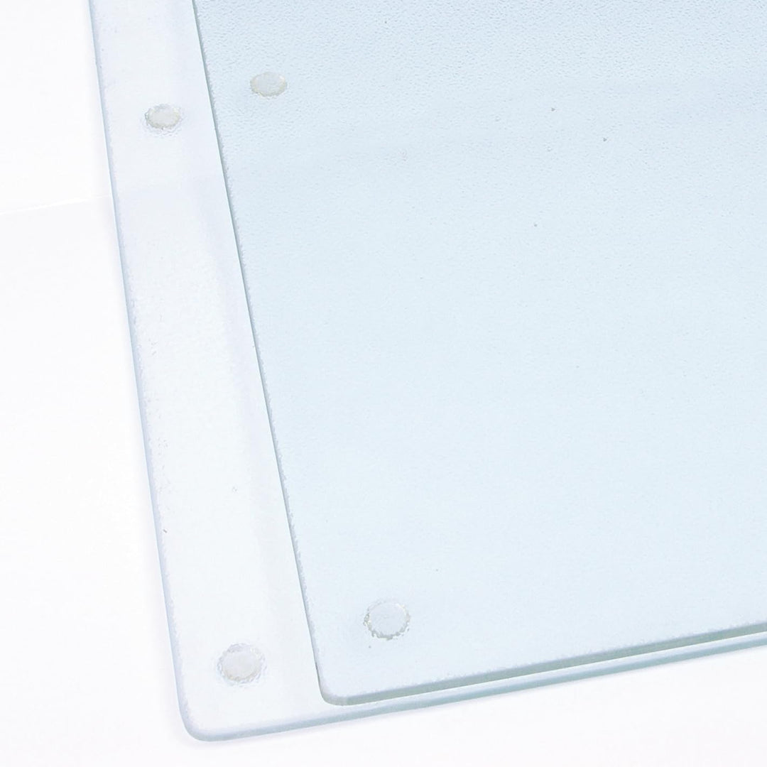 Jocca 6411 Abdeckung Set FÜR GLASKERAMIKPLATTEN (2 Stück), Kristall, traslucida, 2, Traslucida