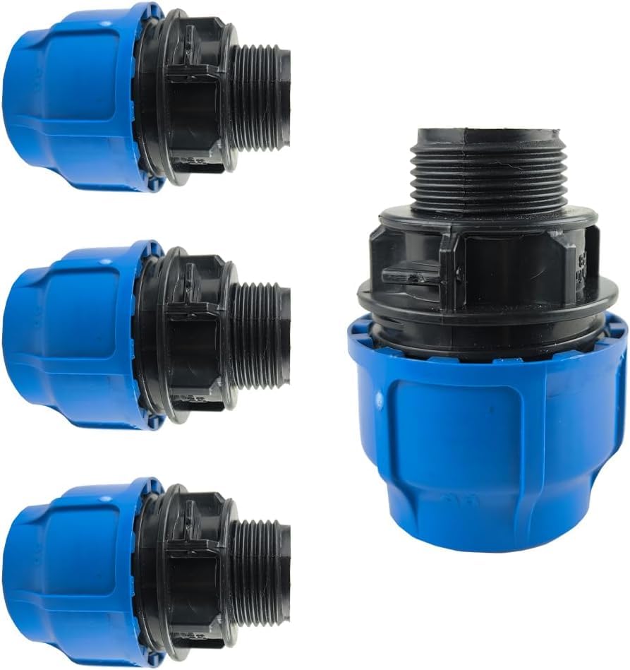 RP RIEGOPRO – PE-Verbindung männlich | Fitting für Wassersysteme und Aussenbewässerung | Verbinder f