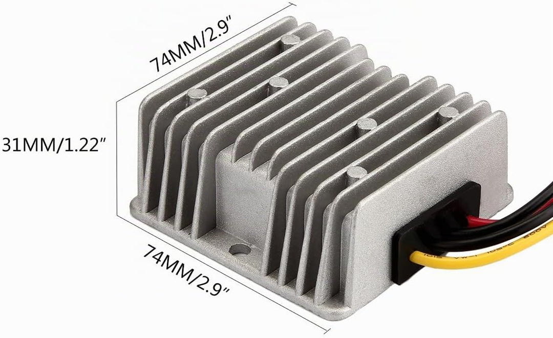 HOMELYLIFE DC 12V 24V auf 5V 20A 100W Spannungswandler Step Down Wandler Transformator Netzteil Regl
