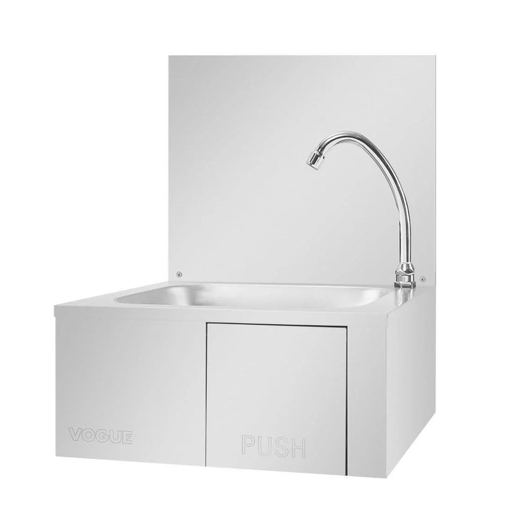 Vogue GL280 Edelstahl-Spüle mit Kniebetätigung, 185(H) x 440(W) x 330(D)mm
