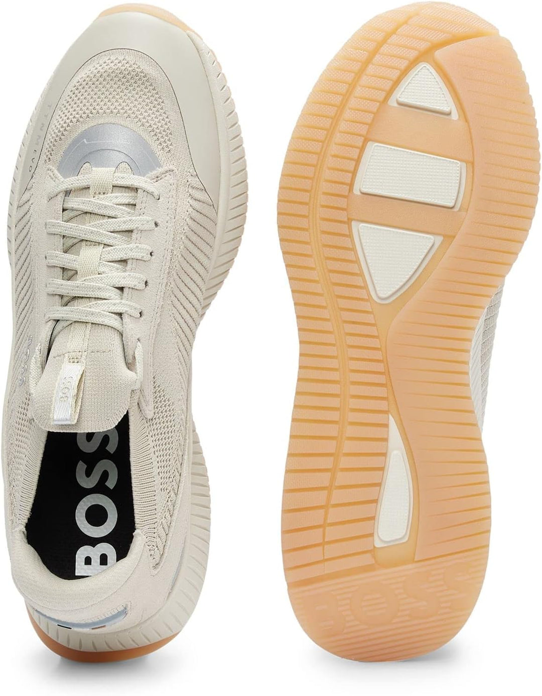 BOSS Herren Ttnm Evo_slon_knsd Running 44 EU Hellbeige, 44 EU Hellbeige