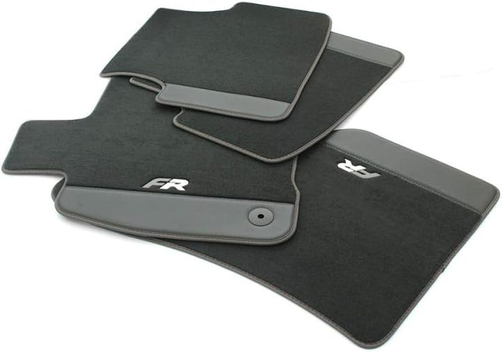 Seat 5FB863011BLOE Textil Fussmatten 4X Stoffmatten FR Velours Matten, Nicht für Mild-Hybrid (MHEV/e